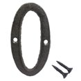thumbnail image 1 of Wrought Iron Metal Number 0 Diy House Address Decor, By Meiiso, Large Inventory!, 1 of 2