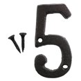 thumbnail image 1 of Wrought Iron Metal Number 5 Diy House Address Decor, By Meiiso, Large Inventory!, 1 of 2