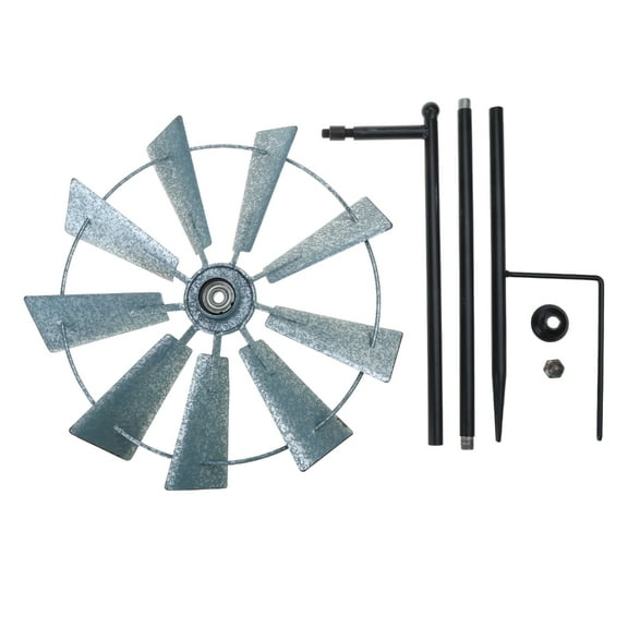 Wrought Iron Metal Windmill Outdoor Spinners Outdoor Decor Wind Mills Outdoor Metal Garden Pinwheels Garden Stake