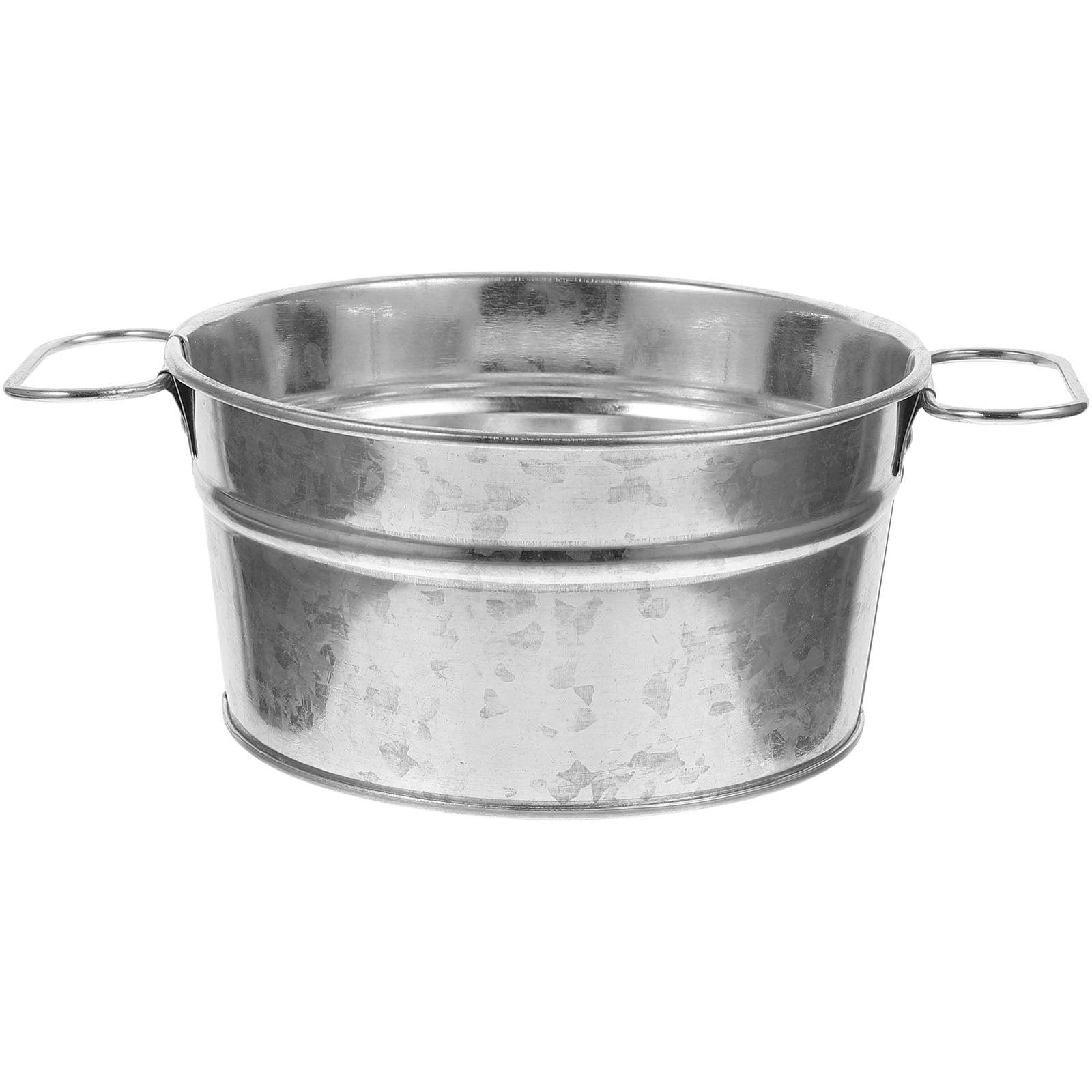 Wrought Iron Mini Flower Pots Metal Bucket Icing Candy Buckets for Kids