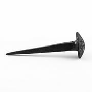 Wrought Iron Nails Decorative Round Swirl Clavos Head Iron Nails 1 in. Diameter Head 2 7/8 in. Shank 3 1/4 in. Total Length Renovators Supply