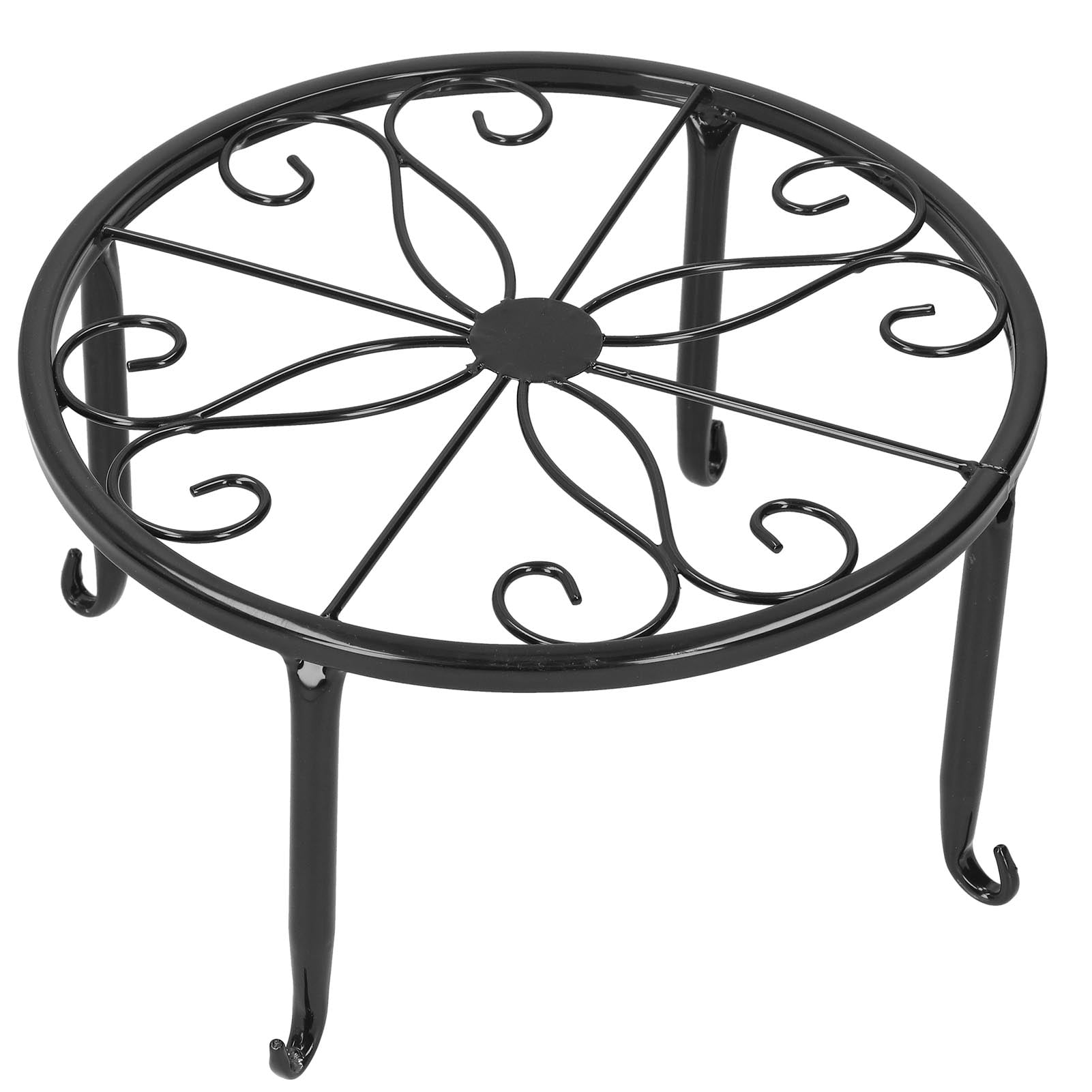 Wrought Iron Plant Stand Flower Pot Holder Stand Indoor Outdoor Display