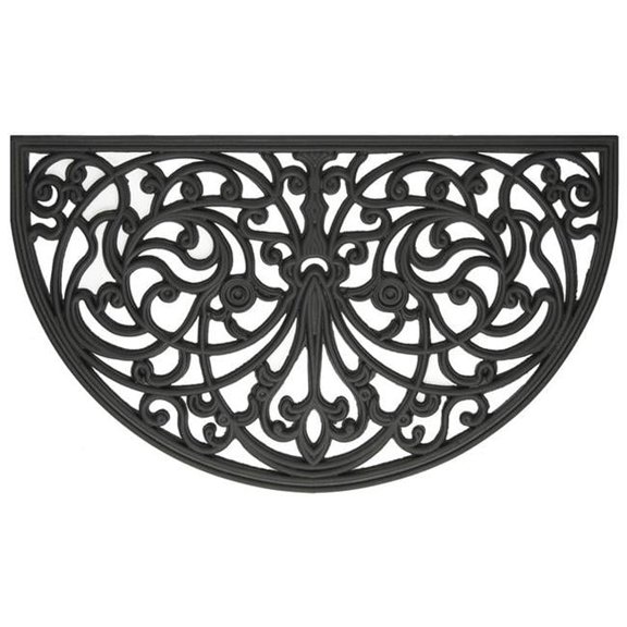 Wrought Iron Rubber Mat Ironworks - 18 x 30