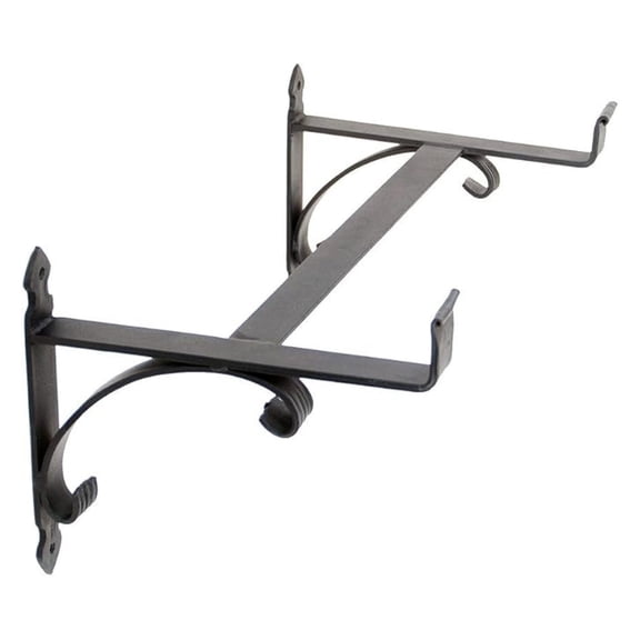 Wrought Iron Scrolls Window Flower Box Bracket