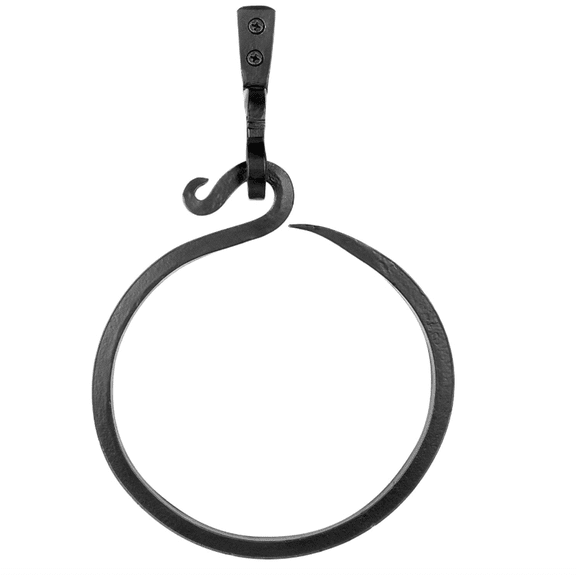 Wrought Iron Towel Ring A Touch Of Artisanal Charm To Your Kitchen Or Bathroom With Our Handmade Towel Rack. Crafted By Blacksmiths, This Rustic Towel Rack Will Add A Timeless Elegance To Your Space