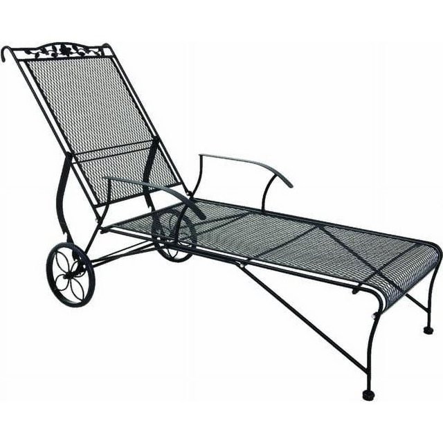 Wrought Iron chaise Lounge,Part JS32019