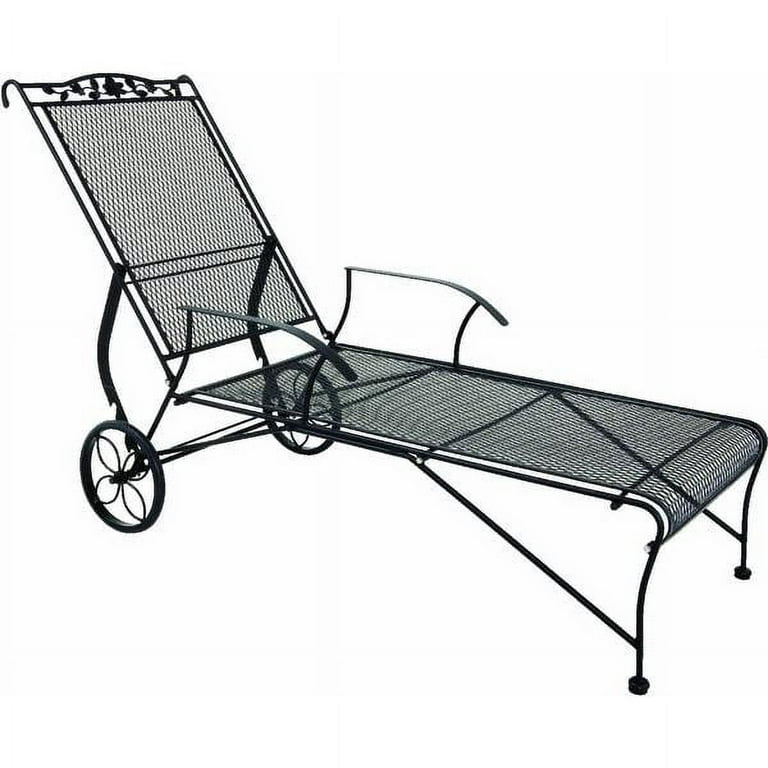 Wrought iron outlet chaise lounge walmart