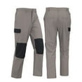 thumbnail image 1 of Wrtxtat Construction Work Utility Pants for Men Straight Leg Slim Fit Trousers Knee Reinforcement Stretch Outdoor Workwear Pants Big and Tall Khaki XXXXL, 1 of 3