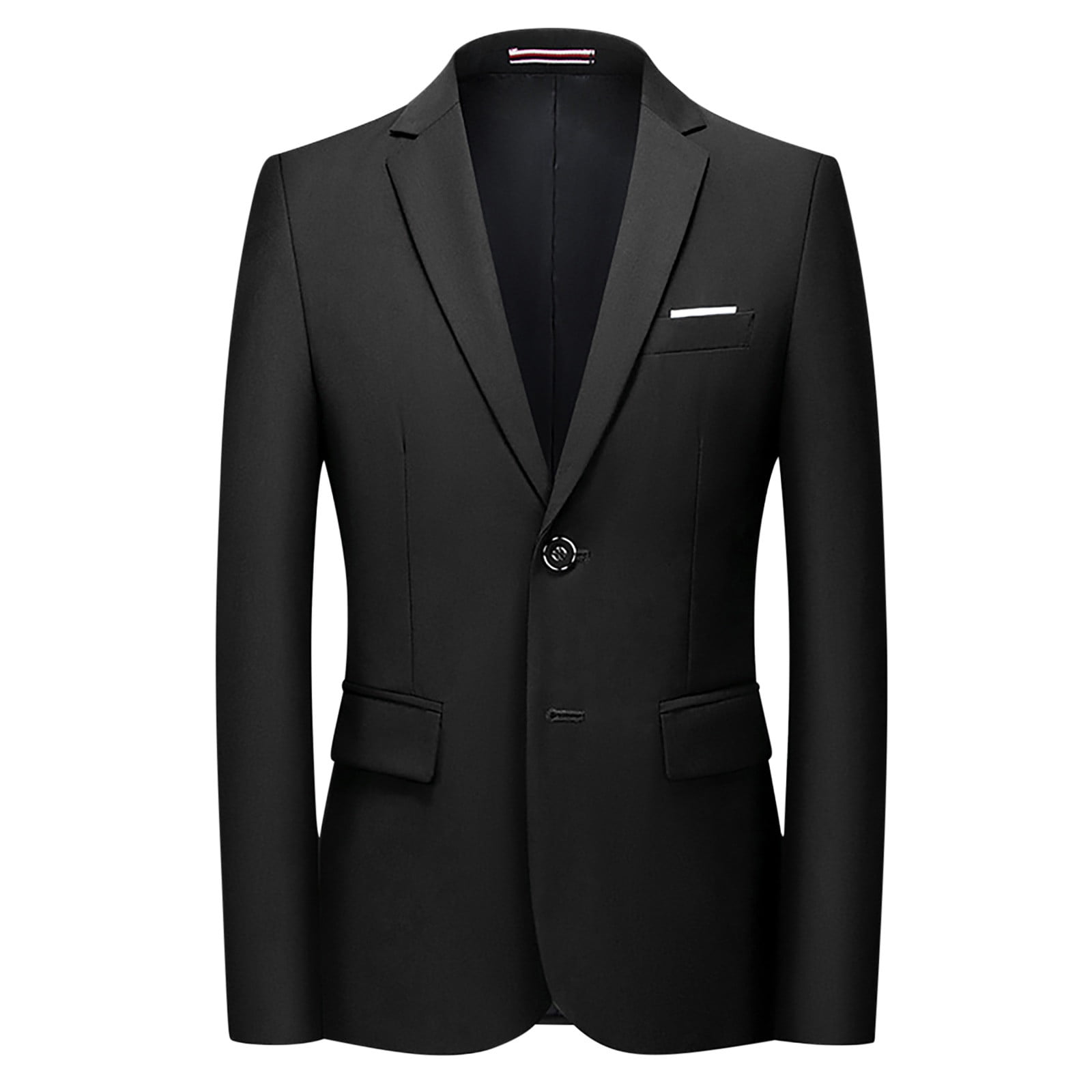 Wrtxtat Mens Suit Jackets Casual Two Button Slim Fit Blazers Suit ...
