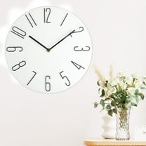 Wrvxzio 12 Inch Large 3D Number Wall Clock