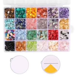 300Pcs 8mm Glass Beads for Jewelry Making, 15 Color Crystal Beads Round  Gemstone Beads Bracelet Making Kit DIY Craft 