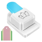 Wrvxzio 3 in 1 Craft Tag Punch, 1.5/2/ 2.5 Inch Gift Tag Paper Punches for DIY Projects Card Making Scrapbooking Craft DIY Puncher