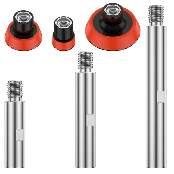 Wrvxzio 3Pcs Angle Grinder Extension Shaft Featuring 5/8"-11 Thread Design Practical and Durable for Car Polishers and Electric Polishers