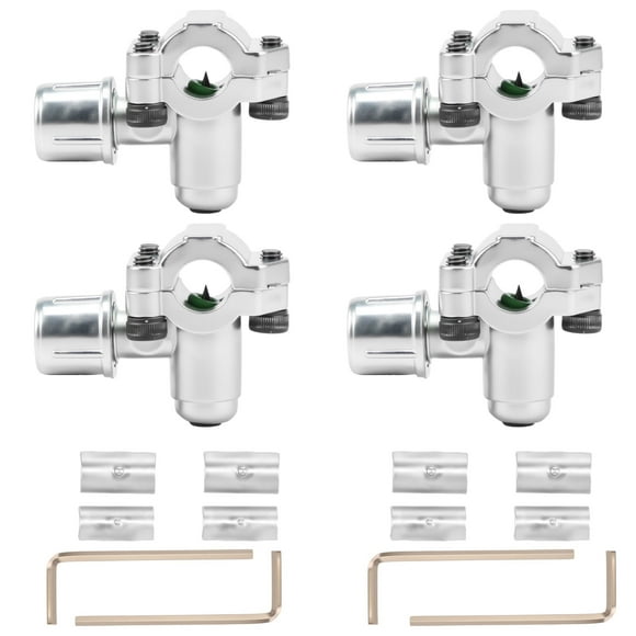 Wrvxzio 4Pcs Piercing Valve Kits - Leak-Resistant Stable Operation & Easy Installation | Enduring Zinc Alloy for AP4502525 BPV31D GPV14