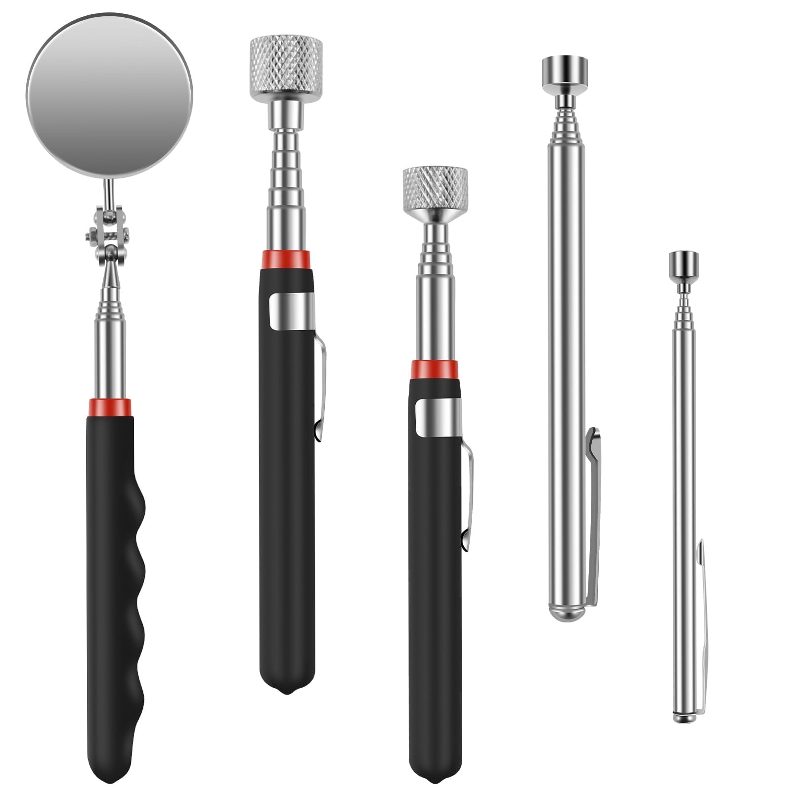 Wrvxzio 4Pcs Magnetic Pickup Tool Telescoping Grabber Tools Retractable ...