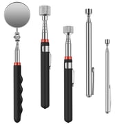Wrvxzio 4Pcs Magnetic Pickup Tool Telescoping Grabber Tools Retractable Handle 1.5/ 3/ 10/ 15LB Pull Force for Bolt Screws