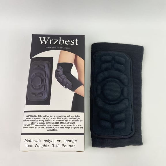 Wrzbest Elbow pads for athletic use,Padded Arm Guards Forearm Protectors Sleeves with Thin Pads