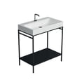 thumbnail image 1 of Ws Bath Collections Cento 3533+9243.31 Cento 31-1/2" Rectangular Brass And Ceramic, 1 of 1