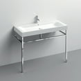 thumbnail image 1 of Ws Bath Collections Cento 3534+9123K1 Cento 47-3/16" Rectangular Brass And Ceramic Console, 1 of 1