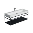 thumbnail image 1 of Ws Bath Collections Cento 3534+9252.31 Cento 47-3/16" Rectangular Brass And Ceramic, 1 of 1