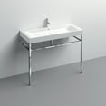 thumbnail image 1 of Ws Bath Collections Cento 3583+9152K1 Cento 39-3/8" Rectangular Brass And Ceramic Console, 1 of 1