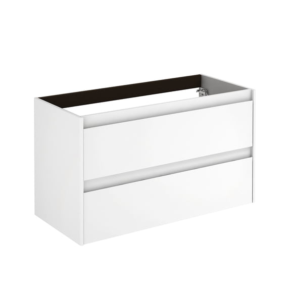 Ws Bath Collections Ambra 100 WM Base Ambra 40" Single Wall Mounted Vanity Cabinet Only -