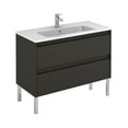 thumbnail image 1 of Ws Bath Collections Ambra 100F Ambra 40" Free Standing Single Basin Vanity Set - Gloss, 1 of 1
