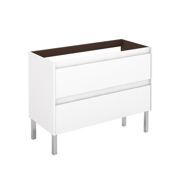 Ws Bath Collections Ambra 100F Base Ambra 40" Single Free Standing Vanity Cabinet Only -