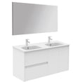 thumbnail image 1 of Ws Bath Collections Ambra 120 DBL Pack 1 WG Ambra 48" Wall Mounted Double Basin Vanity Set, 1 of 3