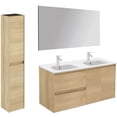 thumbnail image 1 of Ws Bath Collections Ambra 120 DBL Pack 2 NO Ambra 48" Wall Mounted Double Basin Vanity Set, 1 of 3