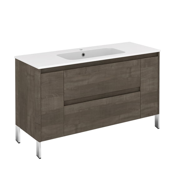 Ws Bath Collections Ambra 120F SA Ambra 48" Free Standing Single Basin Vanity Set - Wood