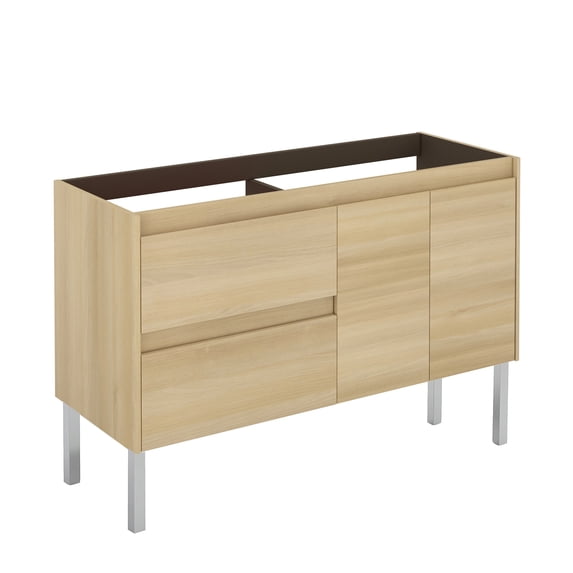 Ws Bath Collections AMBRA 120F DBL NO BASE Ambra 47" Double Free Standing Vanity Cabinet