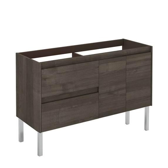 Ws Bath Collections AMBRA 120F DBL SA BASE Ambra 47" Double Free Standing Vanity Cabinet