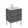 thumbnail image 1 of Ws Bath Collections Ambra 60F SA Ambra 24" Free Standing Single Basin Vanity Set - Wood, 1 of 1