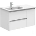 thumbnail image 1 of Ws Bath Collections Ambra 90 WG Ambra 36" Wall Mounted Single Basin Vanity Set - White, 1 of 4