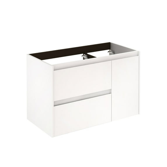 Ws Bath Collections Ambra 90 Base Ambra 35" Single Wall Mounted Vanity Cabinet Only -