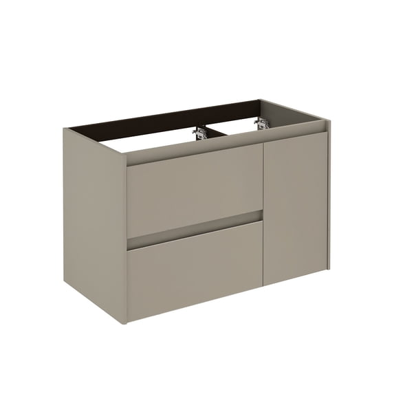 Ws Bath Collections Ambra 90 SM Base Ambra 35" Single Wall Mounted Vanity Cabinet Only -