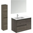 thumbnail image 1 of Ws Bath Collections Ambra 90 Pack 2 Ambra 36" Wall Mounted Single Basin Vanity Set - Wood, 1 of 4