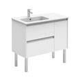 thumbnail image 1 of Ws Bath Collections Ambra 90F WM Ambra 36" Free Standing Single Basin Vanity Set - White, 1 of 3