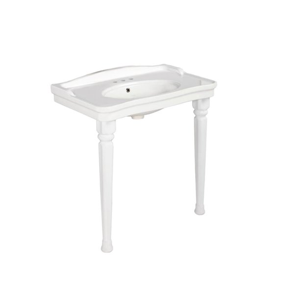 Ws Bath Collections Antique AN 080.01+270 Antique 31-1/2" Rectangular Ceramic Console