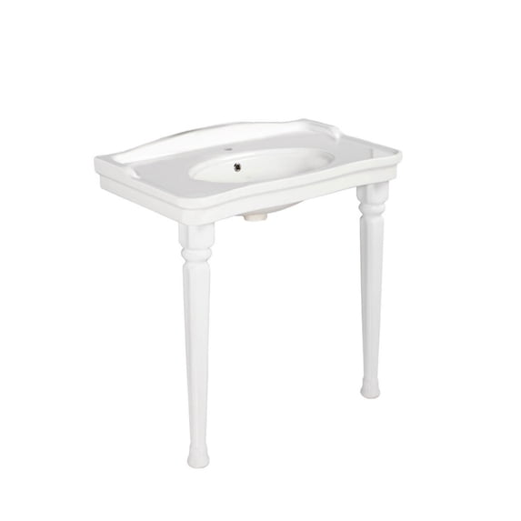 Ws Bath Collections Antique AN 080.03+270 Antique 31-1/2" Rectangular Ceramic Console