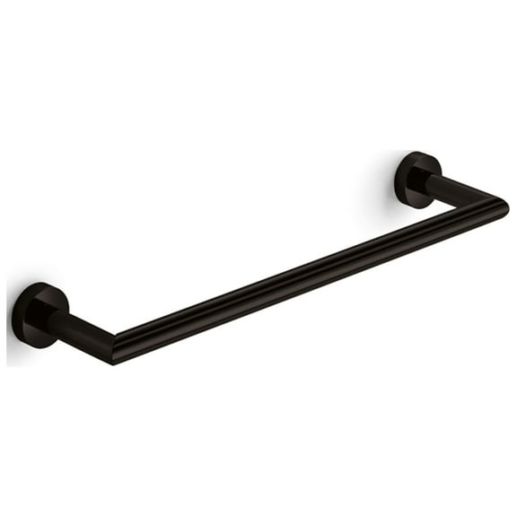 Ws Bath Collections Baketo 5210 Baketo 15-11/16" Towel Bar - Black