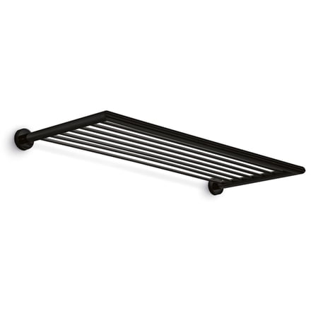 Ws Bath Collections Baketo 5216.22 Baketo 23-5/8" Solid Brass Towel Rack - Black