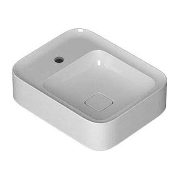Ws Bath Collections Cameo 50.40.01 WG Cameo 19-11/16" Rectangular Ceramic Vessel / Wall