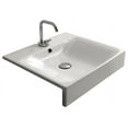 thumbnail image 1 of Ws Bath Collections Cento 3546 Cento 19-11/16" Ceramic Drop In Bathroom Sink - White, 1 of 1