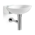 thumbnail image 1 of Ws Bath Collections Ciuci 6622.09 Ciuci 13-3/4" Ceramic Wall Mounted Bathroom Sink - White, 1 of 1