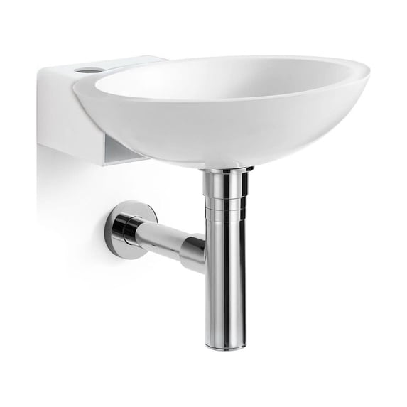 Ws Bath Collections Ciuci 6622.09 Ciuci 13-3/4" Ceramic Wall Mounted Bathroom Sink - White
