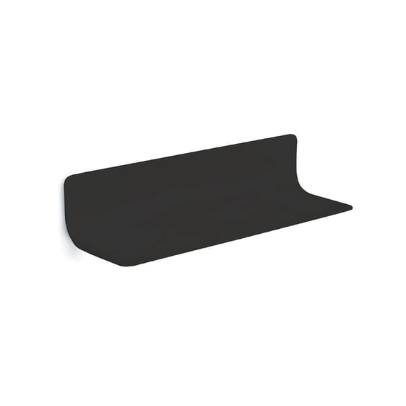 Ws Bath Collections Curva 5143.18 Curva 25-3/16" Aluminum Bathroom Shelf - Black