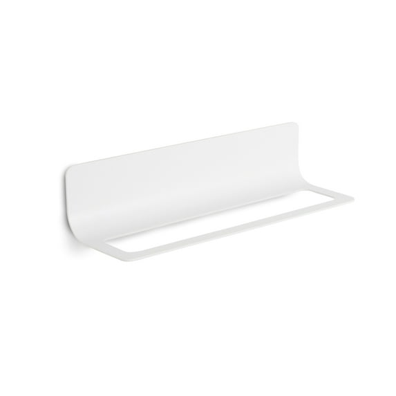 Ws Bath Collections Curva 5145 Curva 25-3/16" Aluminum Bathroom Shelf - White