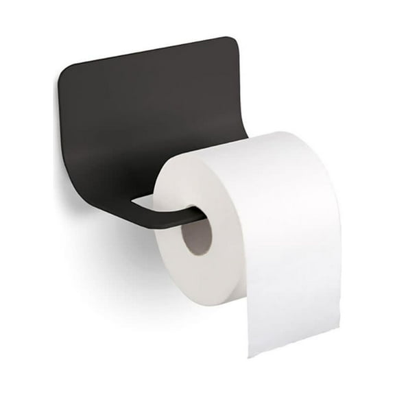 Ws Bath Collections Curva 5151 Curva Wall Mounted Toilet Paper Holder - Black